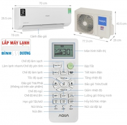 Máy lạnh AQUA Inverter 1 HP AQA-RV10QA2 thumb