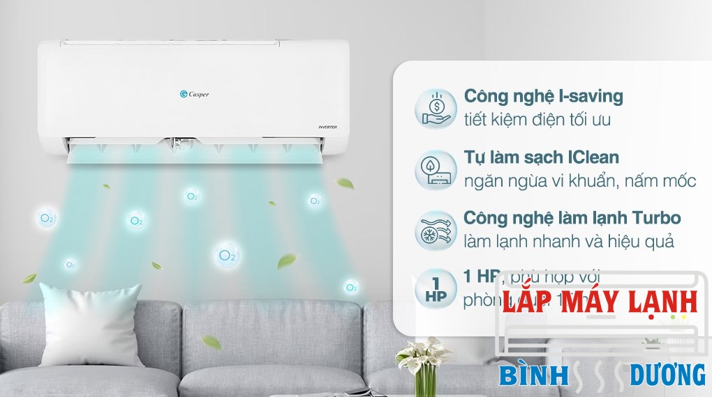 Máy lạnh Casper Inverter 1 HP TC-09IS35