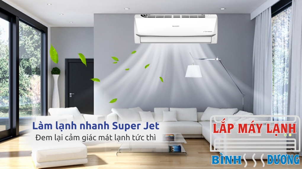 Máy lạnh Sharp Inverter 1 HP AH-X10ZEW